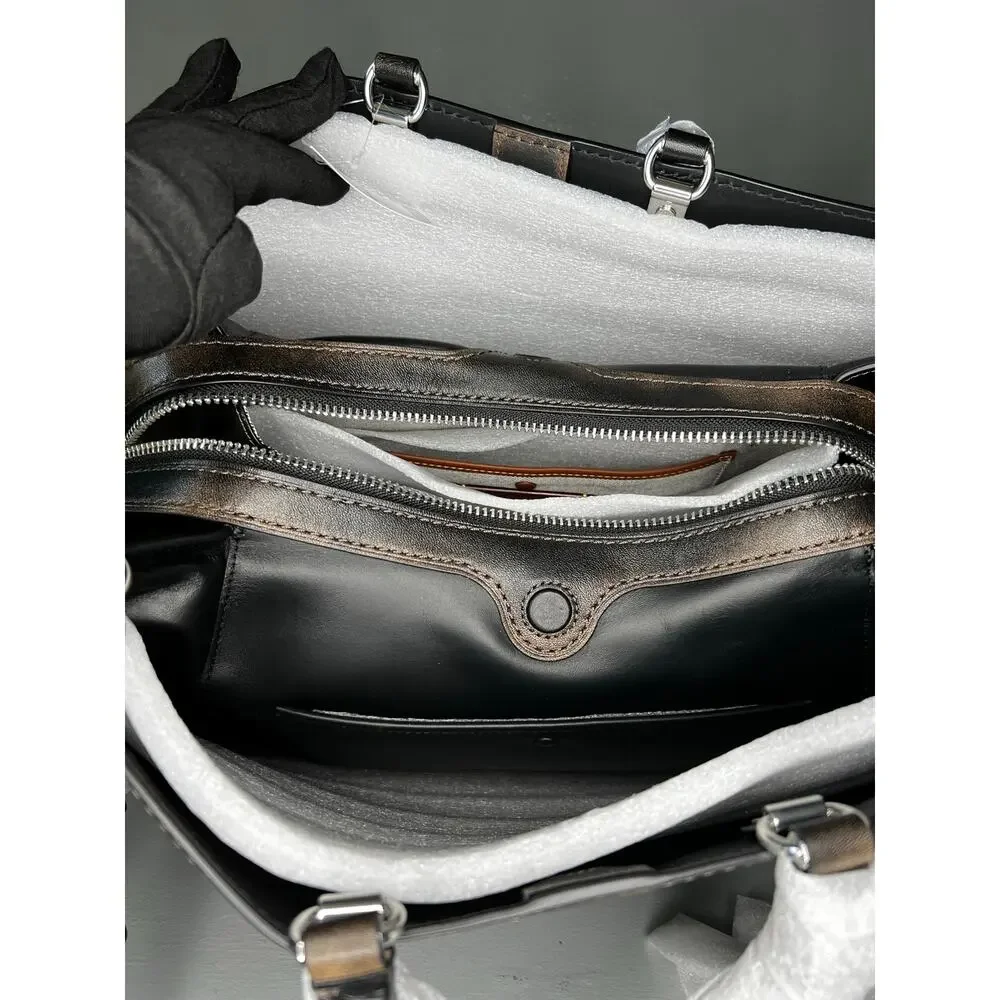 Coach Loved Leather Rogue 40 With Charms